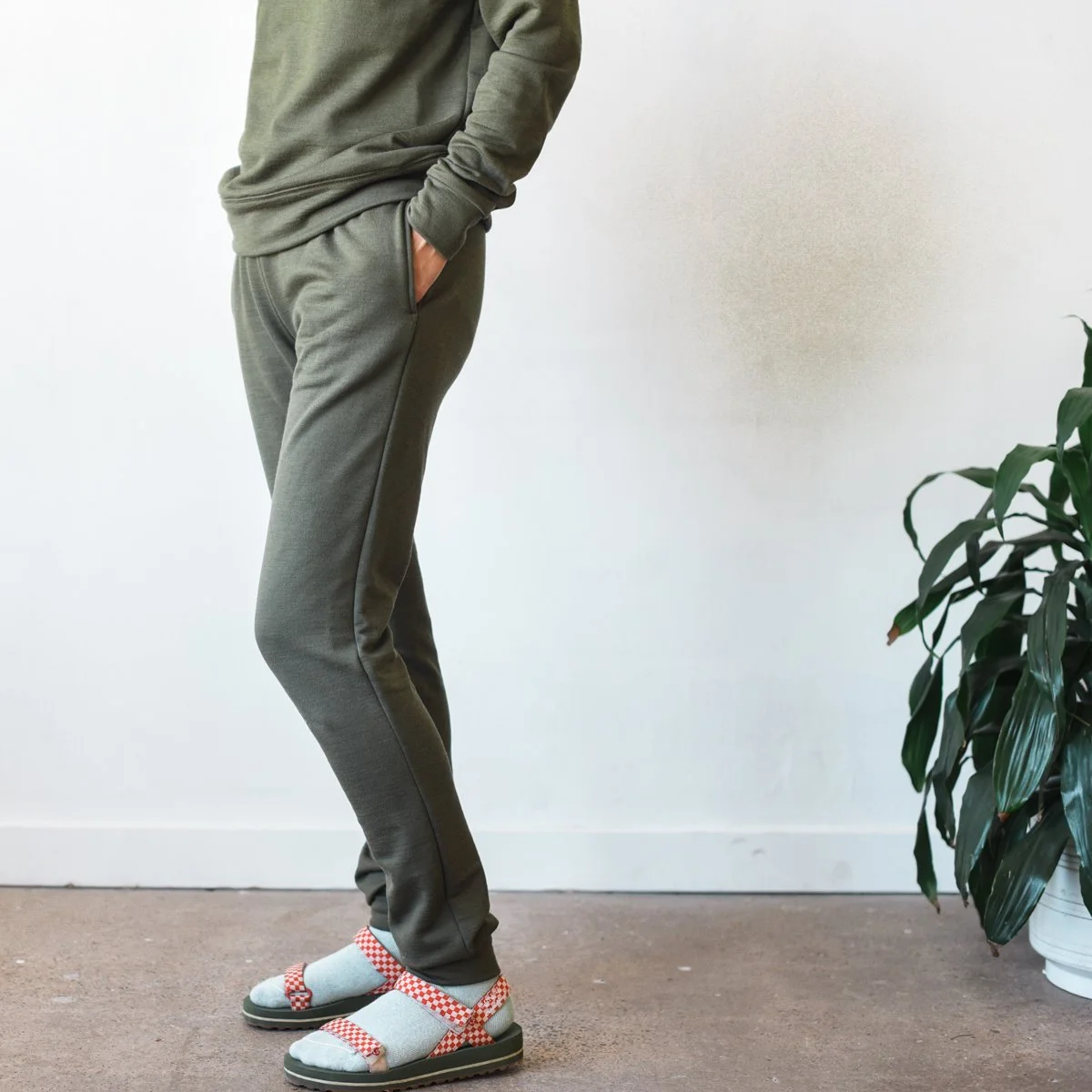 Women s Merino Fleece Sweatpants Chasing Windmills